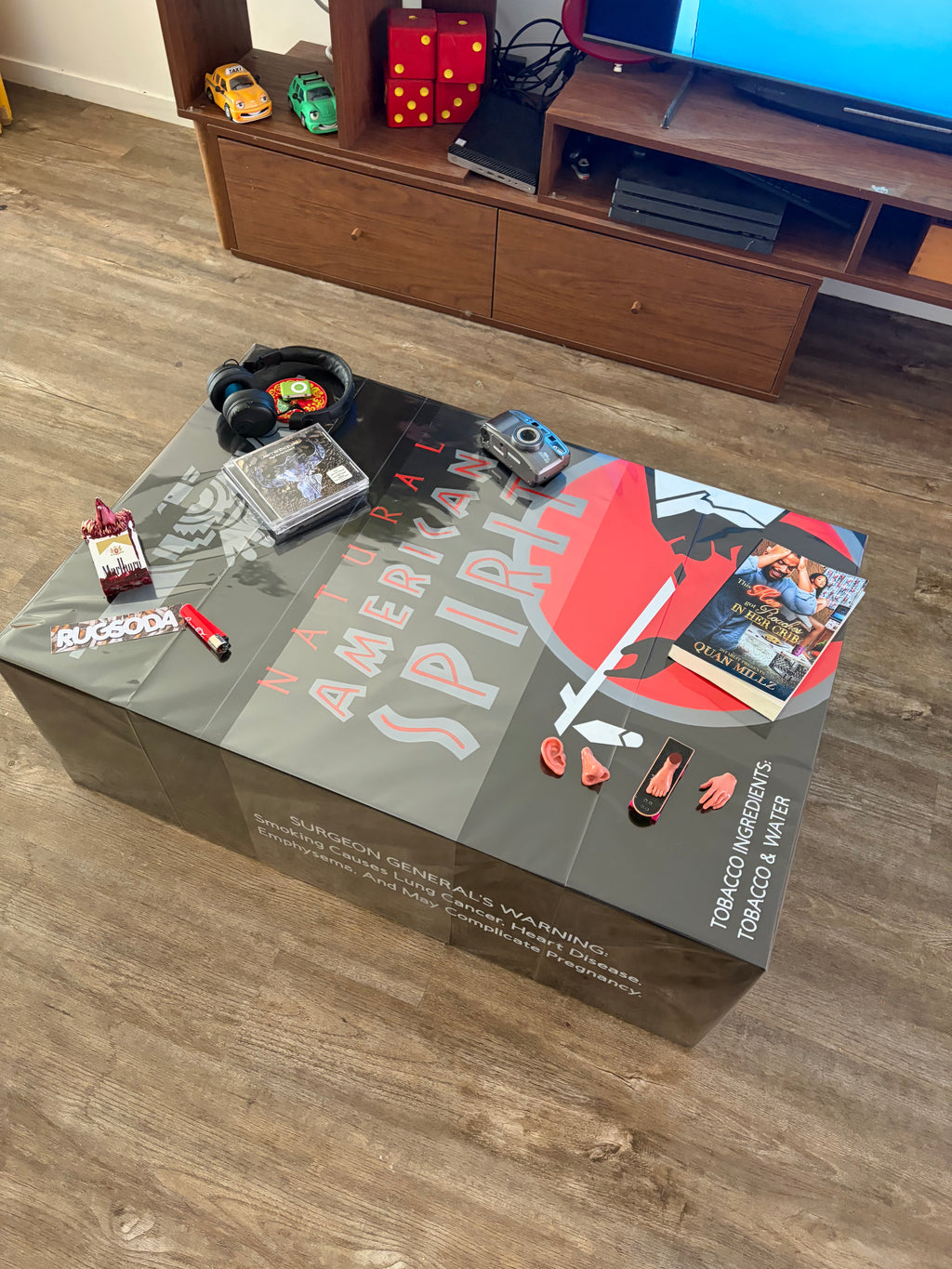 American Spirit Black Coffee Table