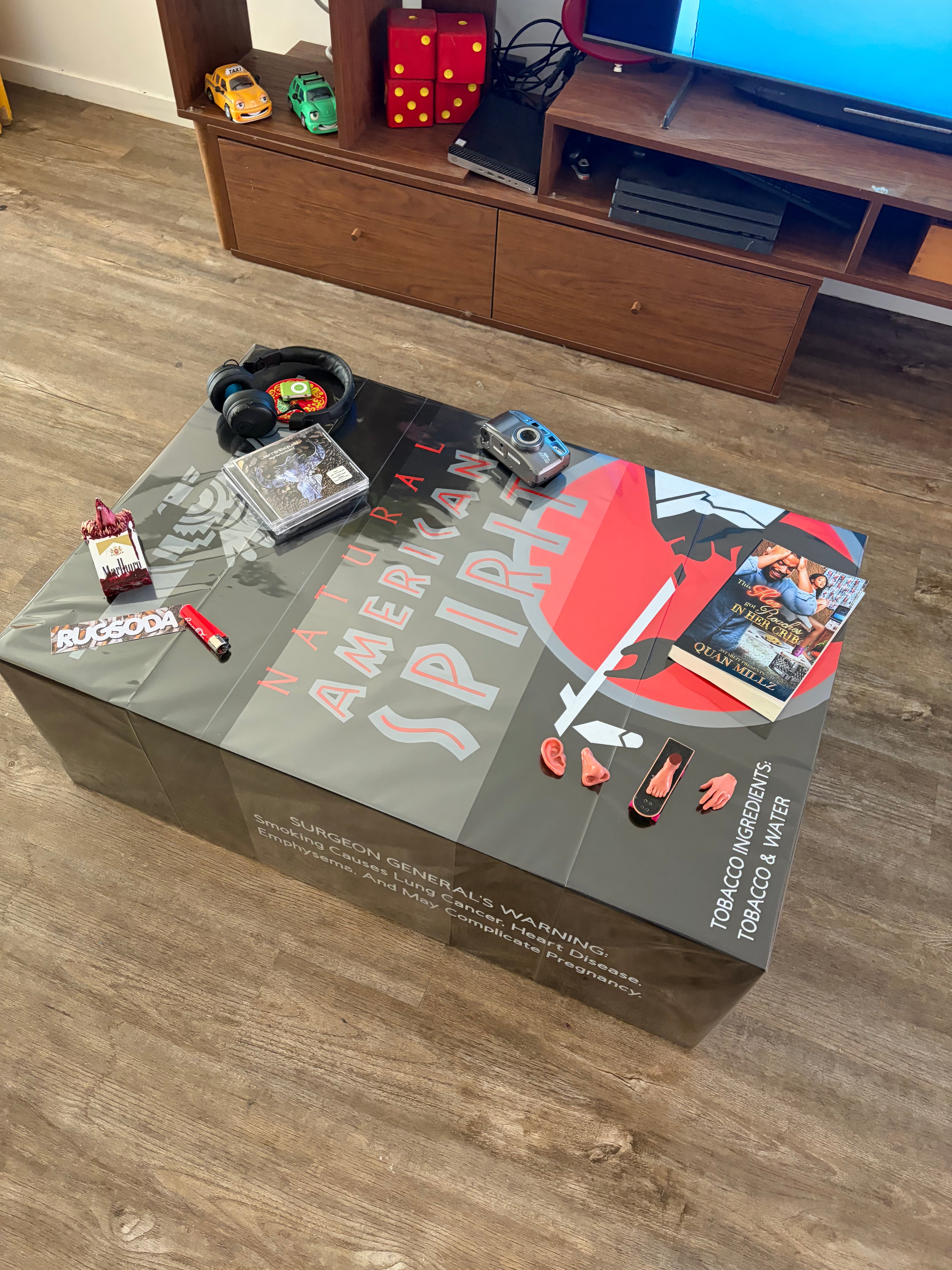 American Spirit Black Coffee Table