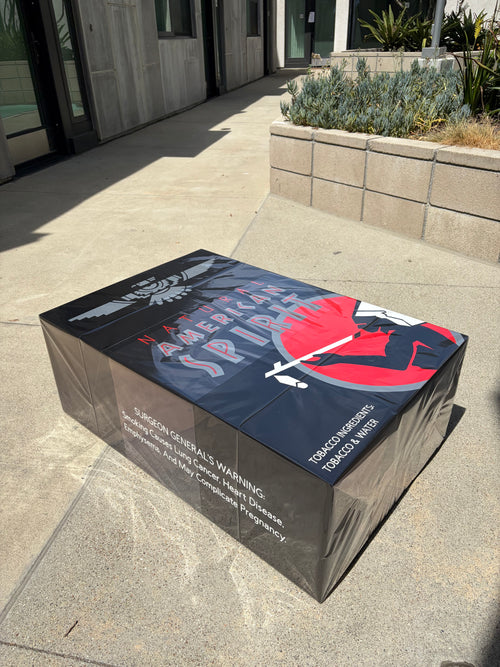 American Spirit Black Coffee Table
