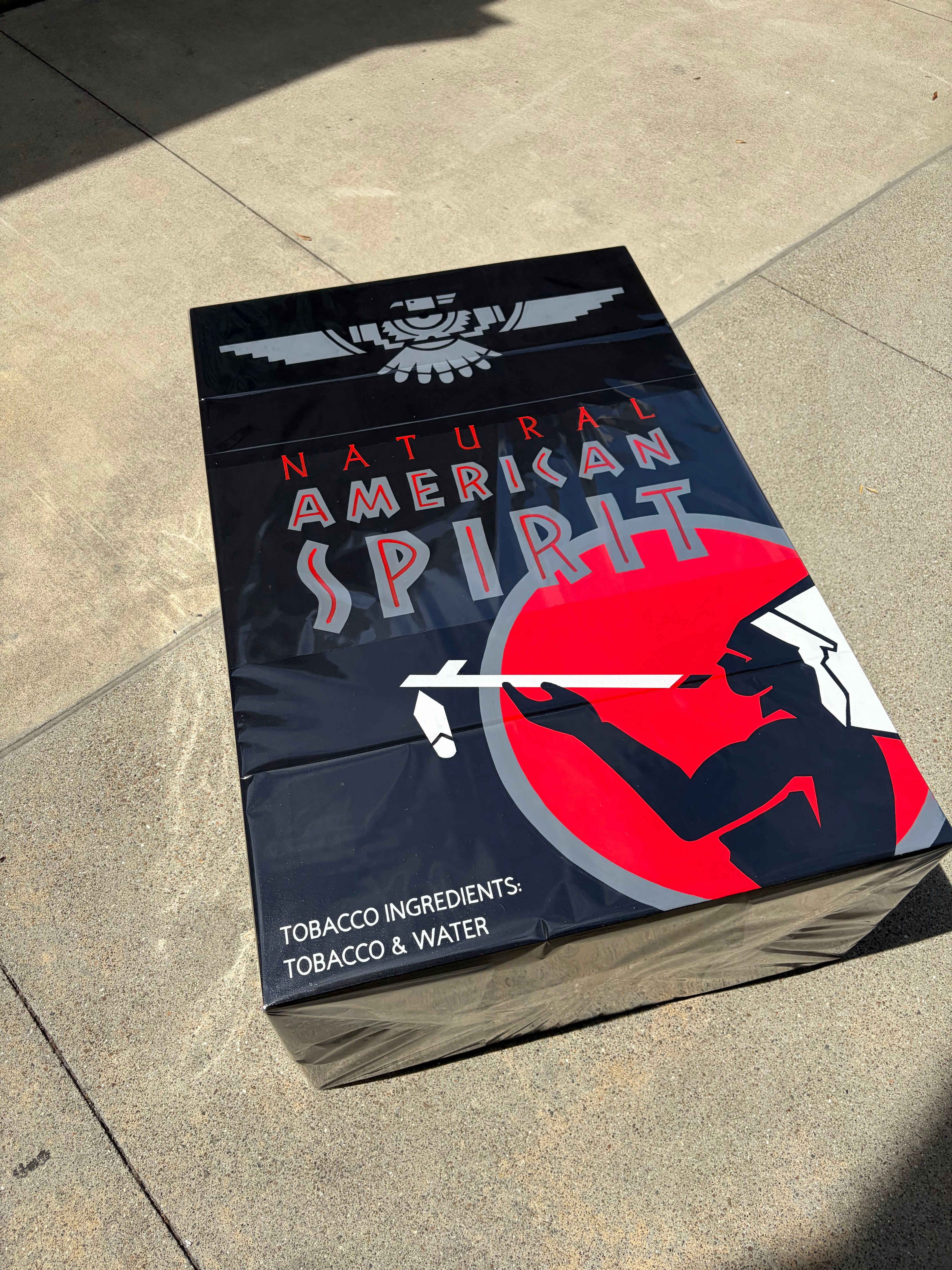 American Spirit Black Coffee Table