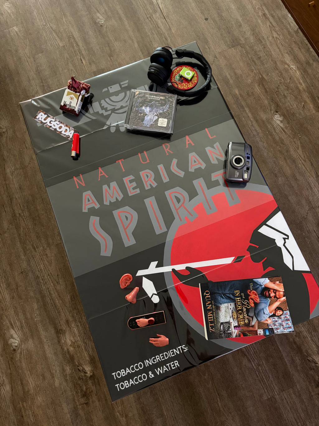 American Spirit Black Coffee Table