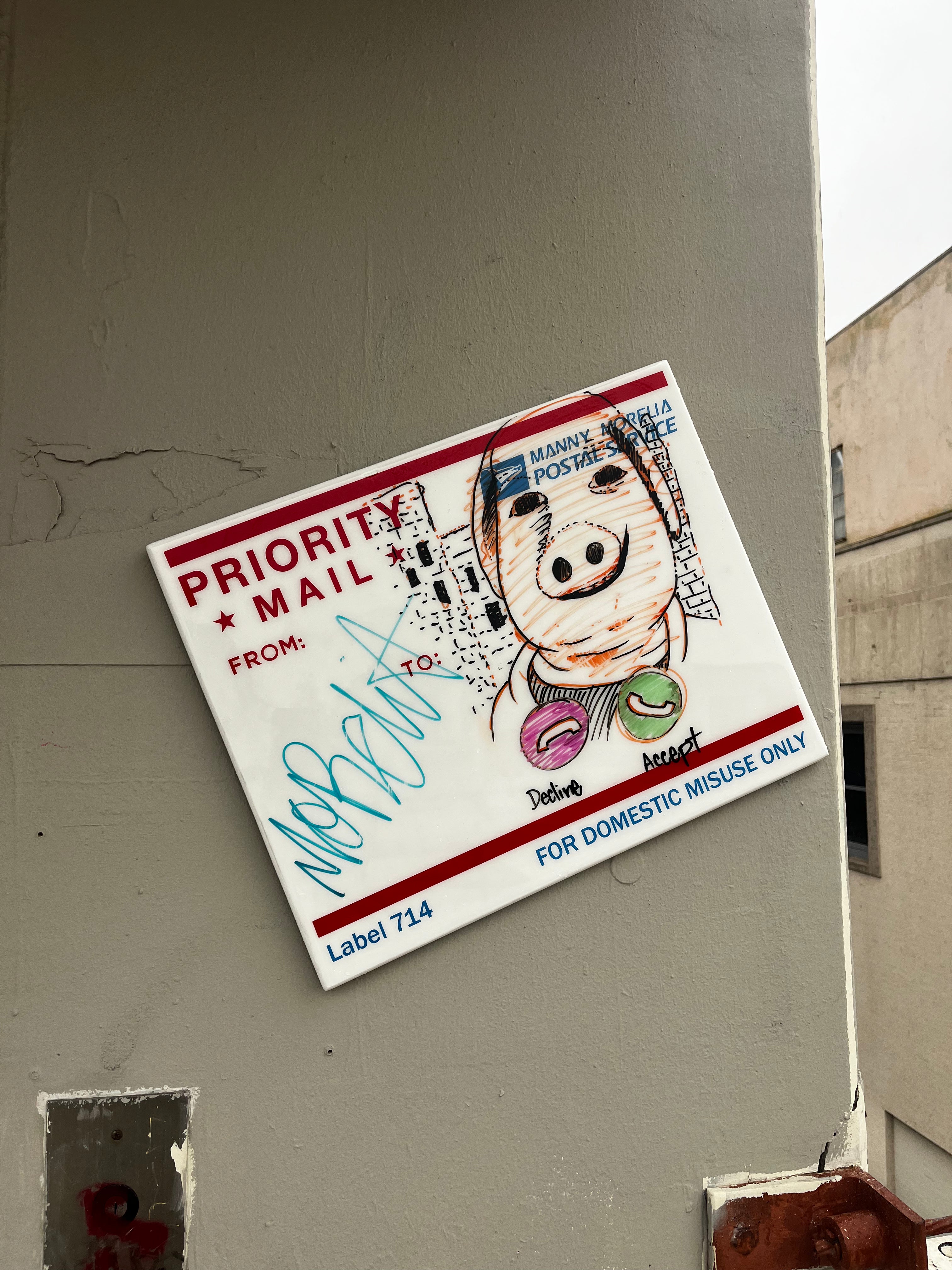 Priority Mail Whiteboard