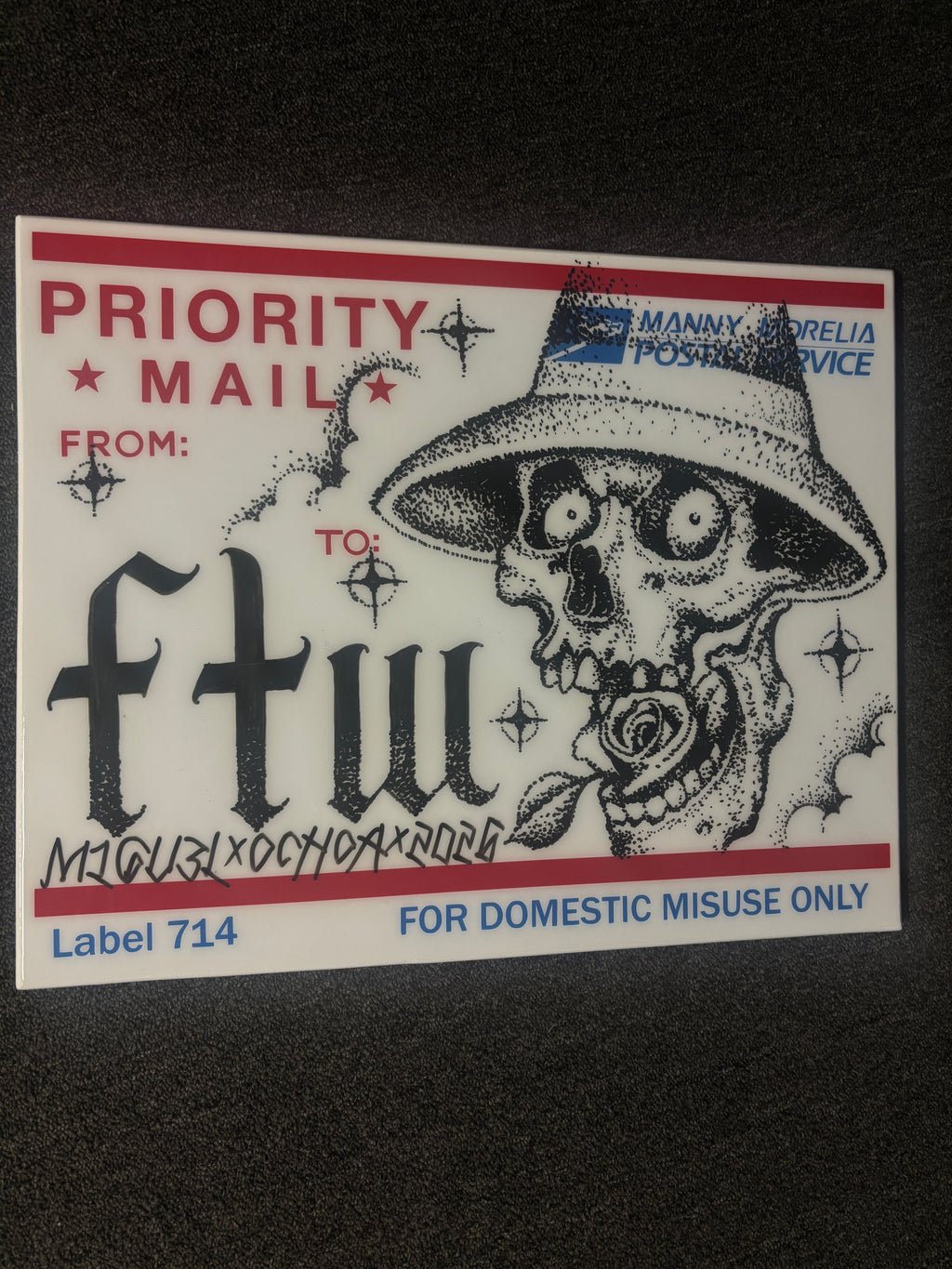 Priority Mail Whiteboard
